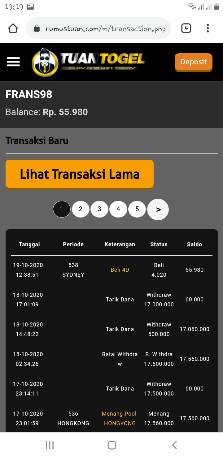 tuantogel Penipu